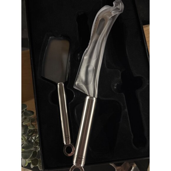 Rösle 3-Piece Stainless Steel Cheese Knife & Spreader Set NIB - Picture 8 of 16